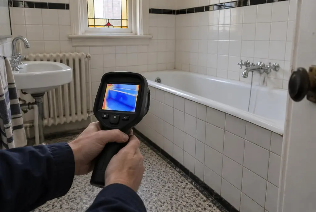 Lekdetectie Oldenzaal – onderzoek in een badkamer van een oudere woning