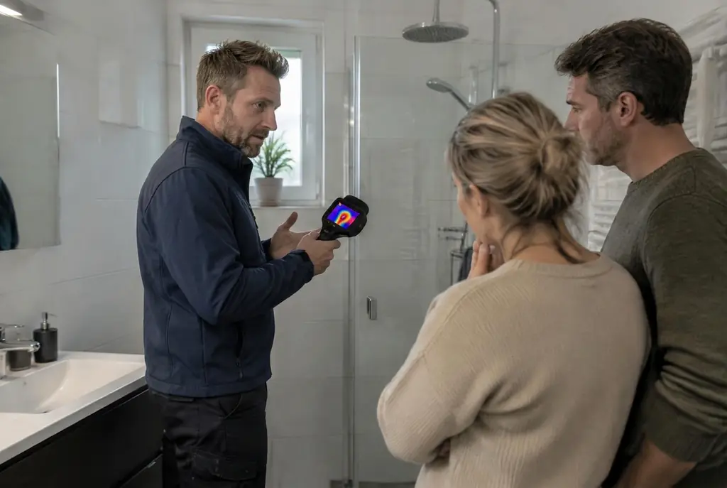 Lekdetectie Oldenzaal – specialist legt bevindingen uit aan bewoner